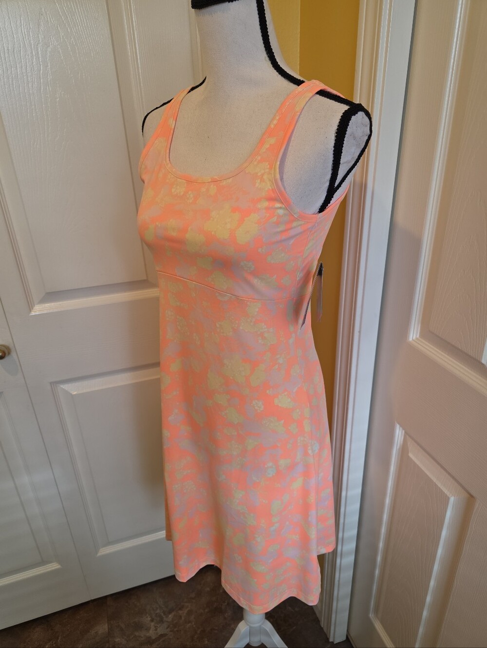 COLUMBIA ORANGE TANK DRESS, SIZE S, NEW - Picture 3 of 13